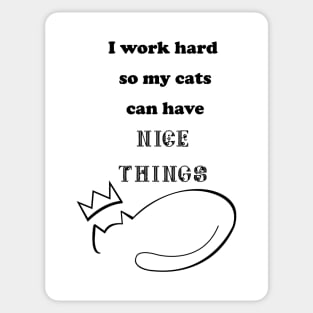 Cat$ Sticker